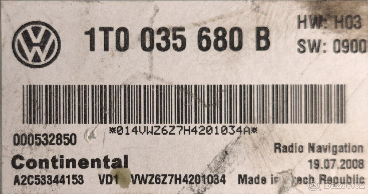 VW RNS510 1T0035680B aktualizované. - 7