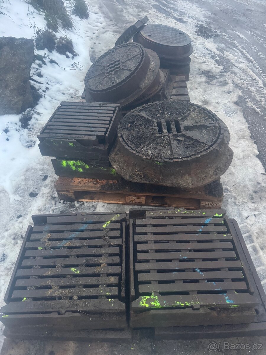 Poklopy litinove - 7