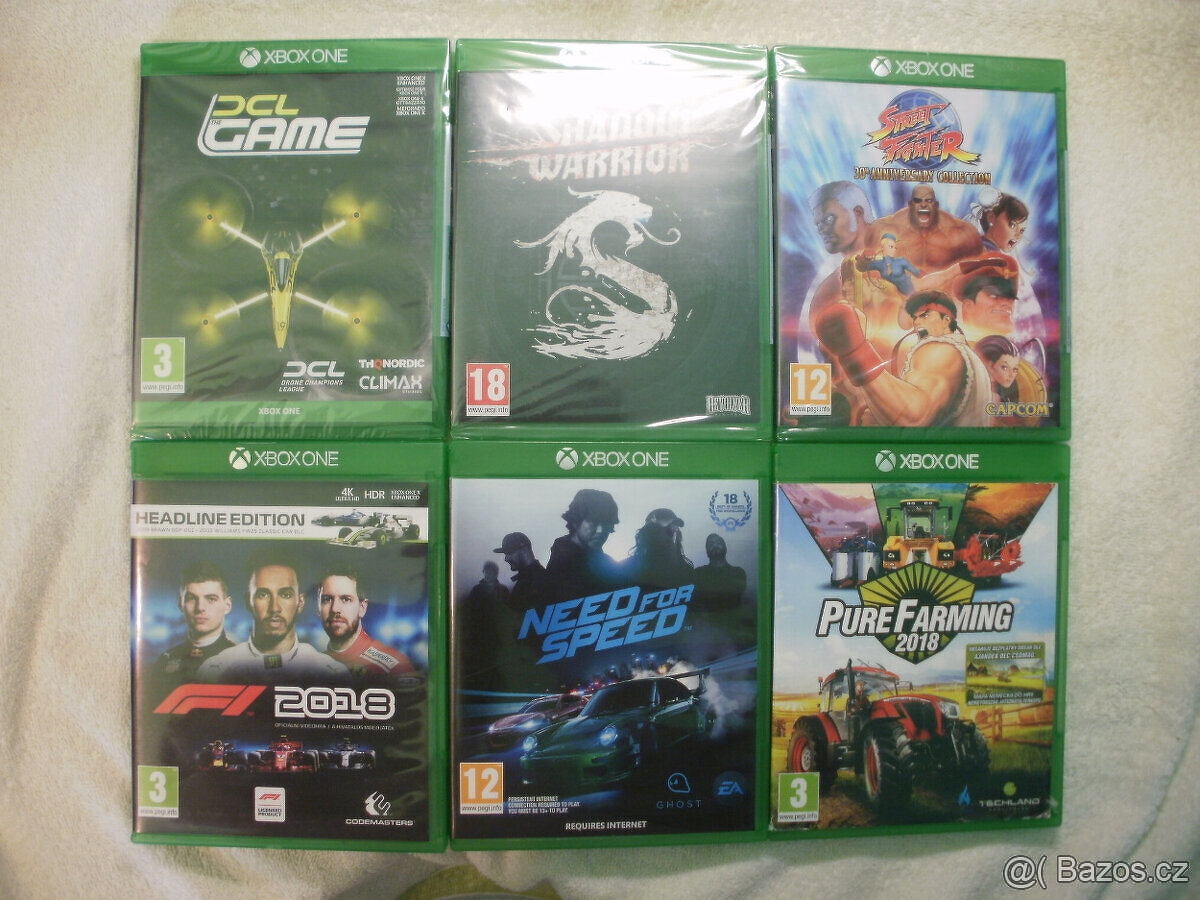 Hry na XBox ONE - Nové a 1 - 2 x hrané-Ceny v textu inzerátu - 7