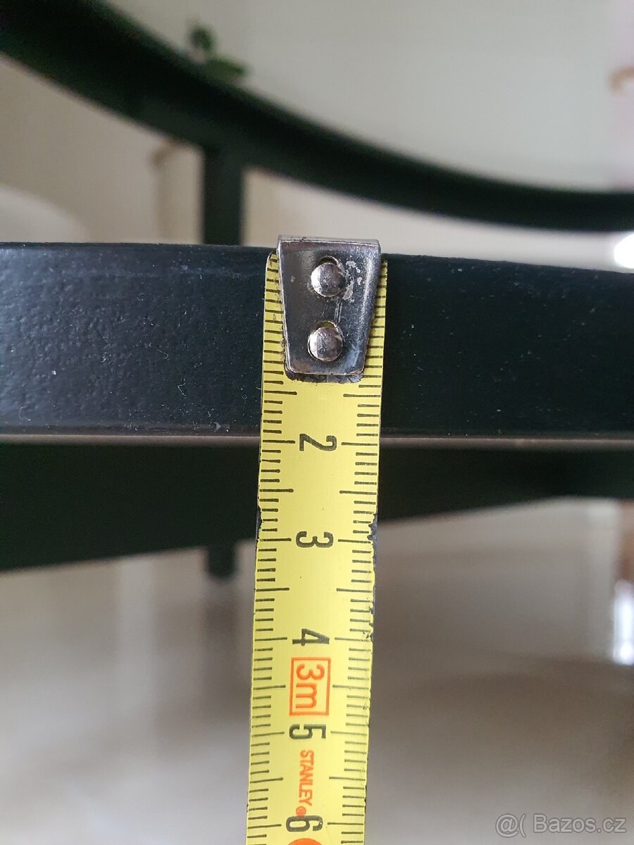 Konferenční stůl / stolek oválný a skleněný - 7