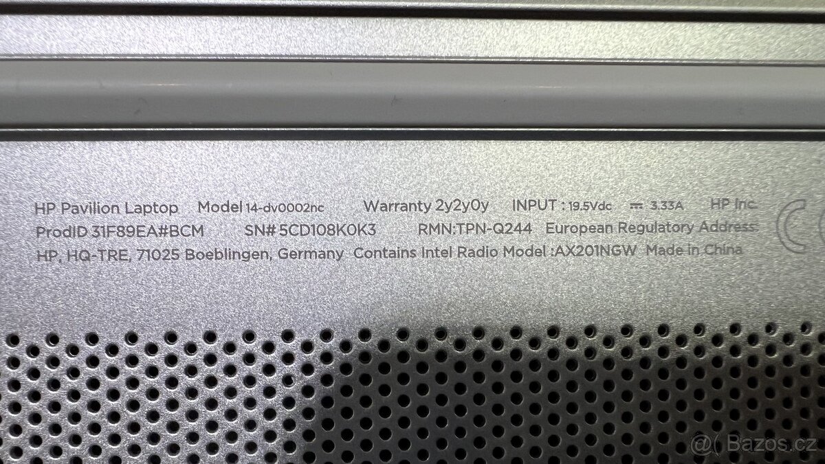 Notebook Hp pavilion 14- 16 gb ram, i3 11 gen. - 7