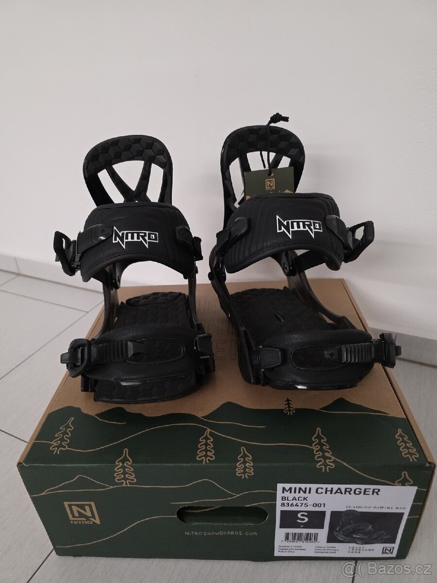 Top dětský snowboard Bateleon s vázáním Nitro - 7