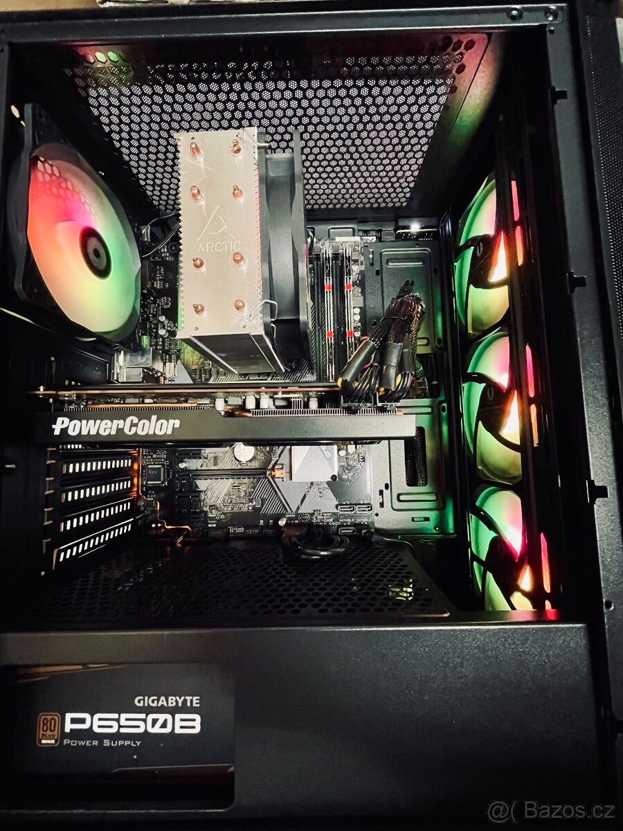 Herní PC: RYZEN 7 3700x/ 32GB/ RX 5700 8GB/ SSD 1TB/ Záruka - 7