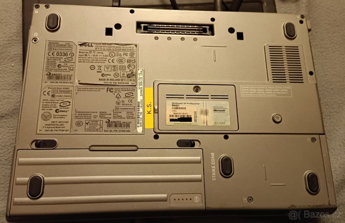 Prodám funkční notebook Dell Latitude D630 14,1" - 7