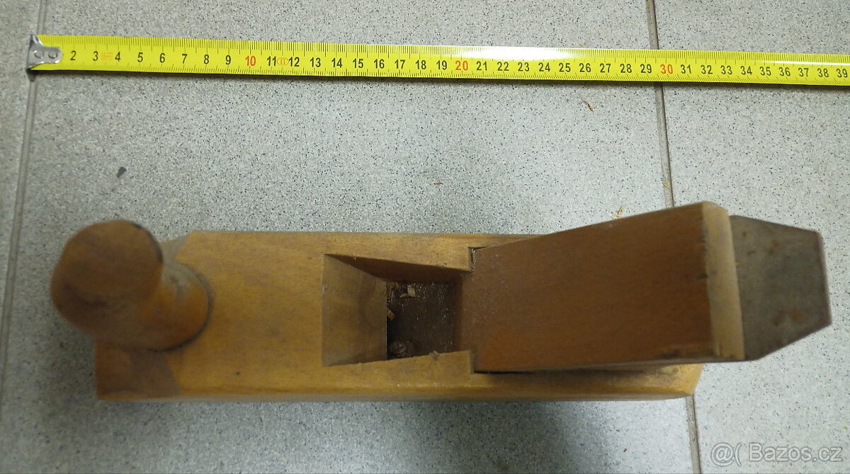 Sada historických retro dřevěných hoblíků + macek - 7