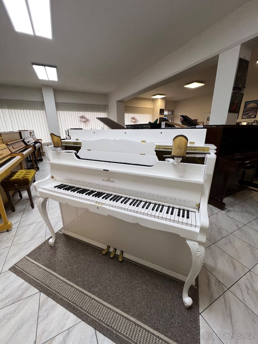 Německé piano Schimmel rococo po opravě, se zárukou, doprava - 7