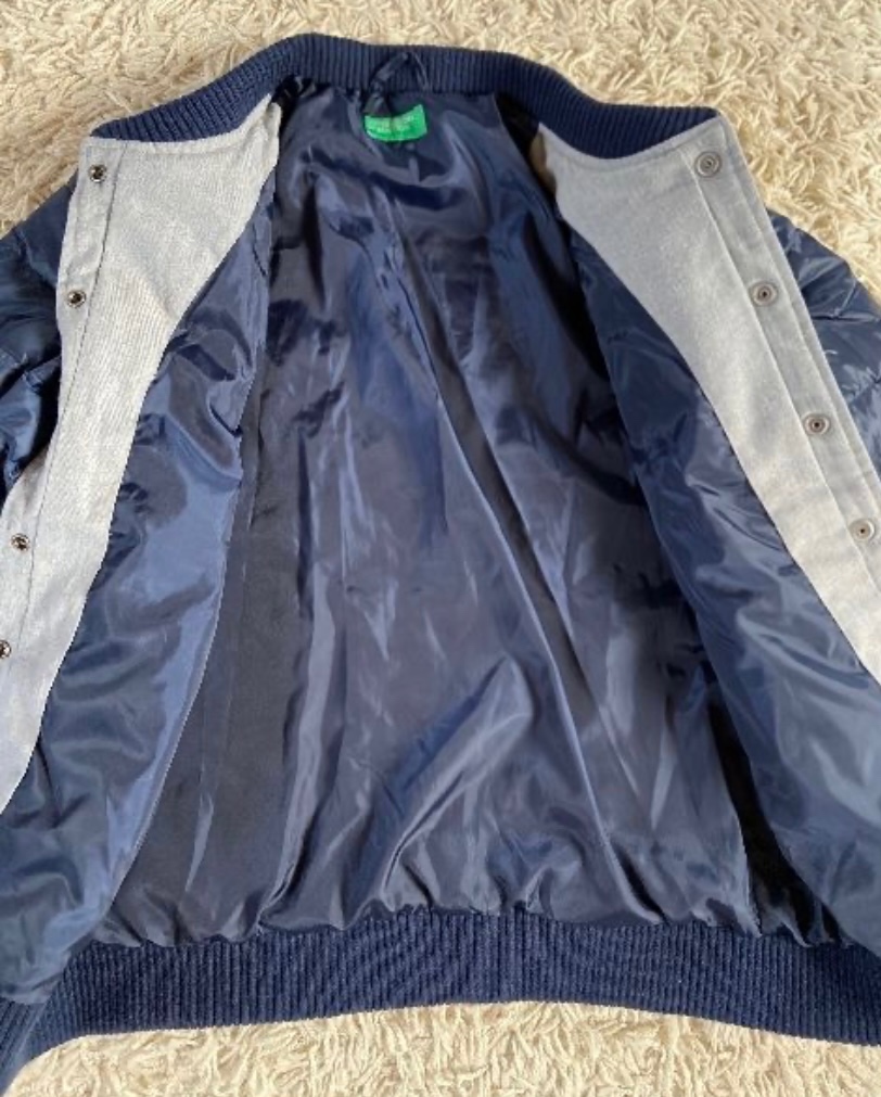 Bunda, zimní kabát Benetton vel 160 - 7