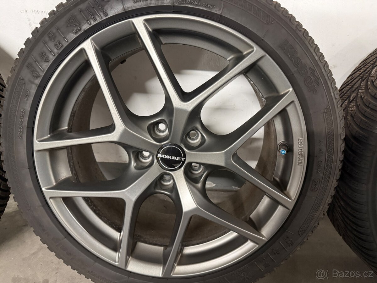 Borbet Y Titan 8Jx18 5x112, ET37 + zimni sada - 7