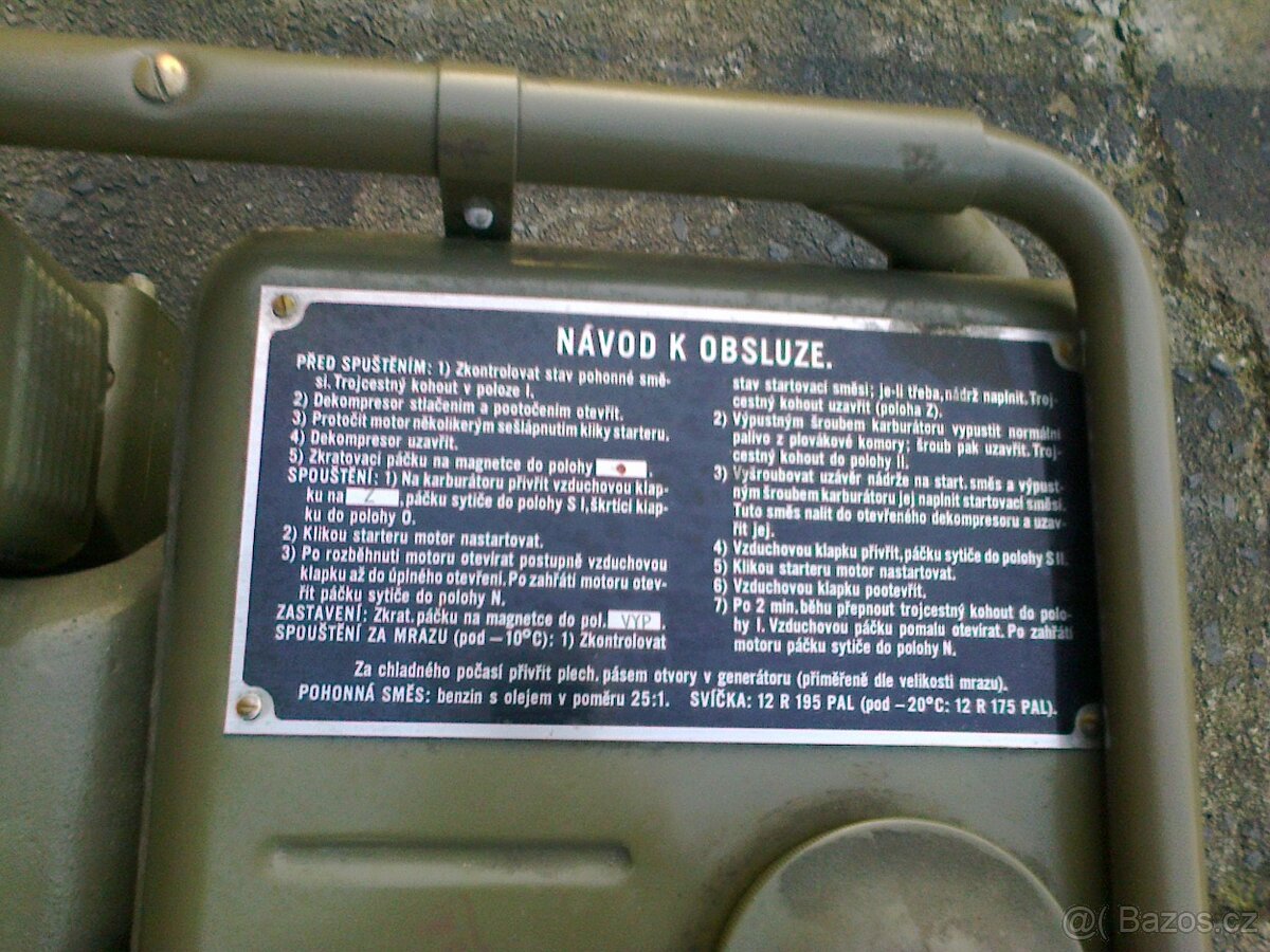 Elektrocentrála vojenská NS 600 - 7