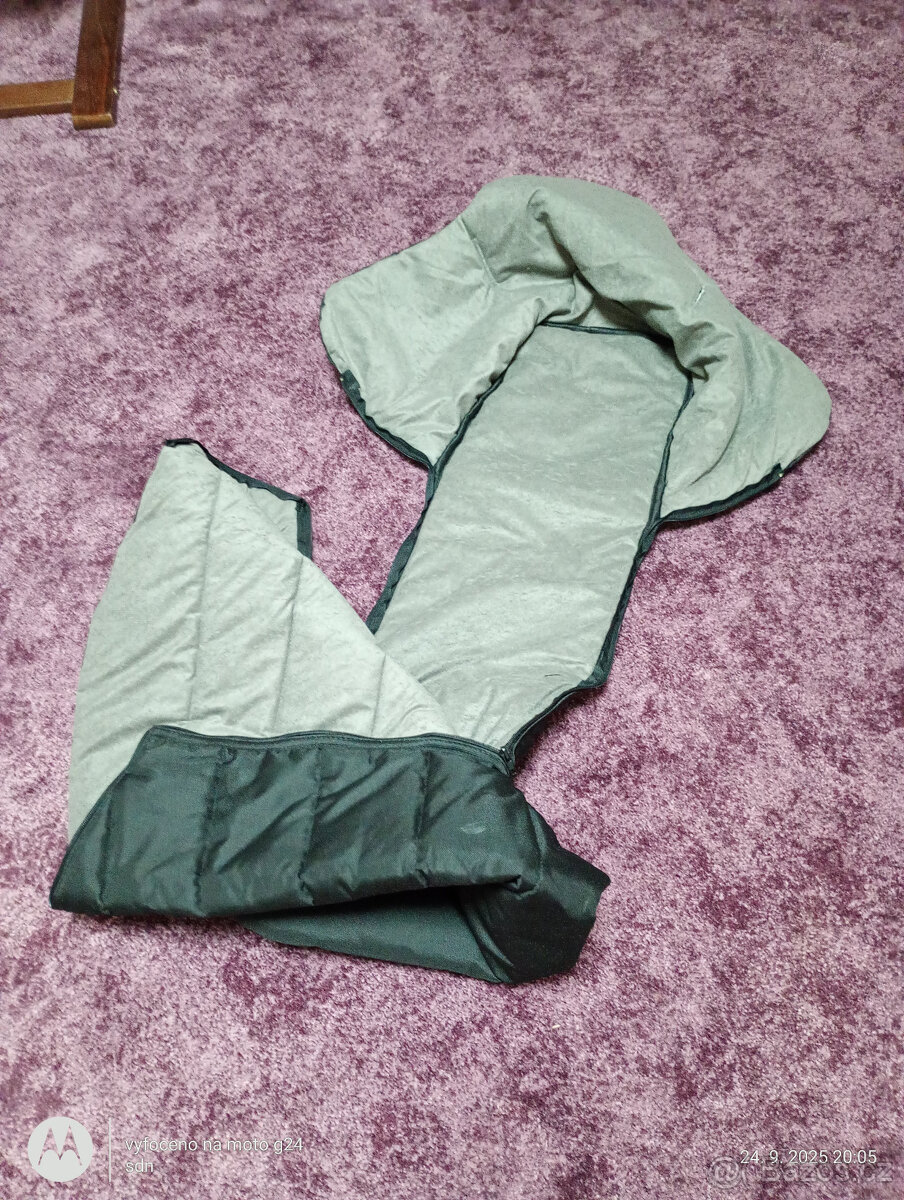 Sáňky Kunert Rocker s fusakem - černé - TOP STAV - 7