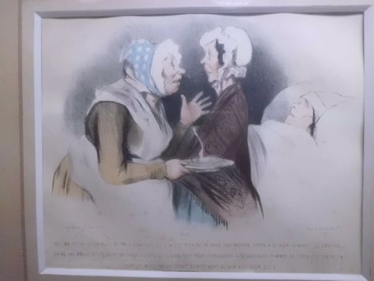 Starožitné Ručně Kolorované Litografie CHEZ AUBERT cca 1830 - 7