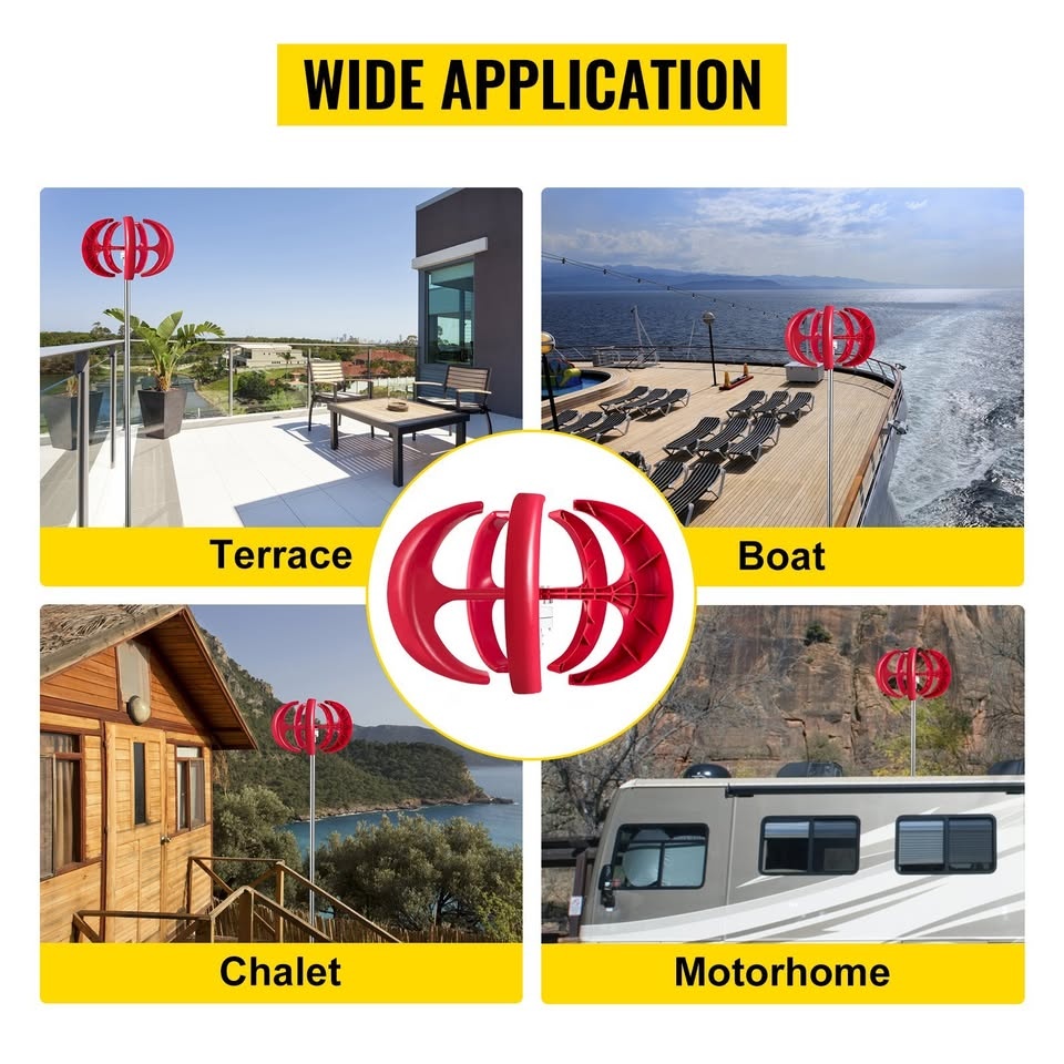 Větrná turbína Vevor 400W - 7