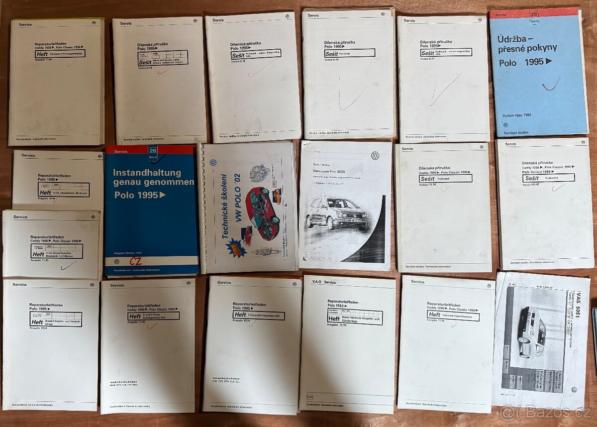 Audi a VW dílenské příručky - 7