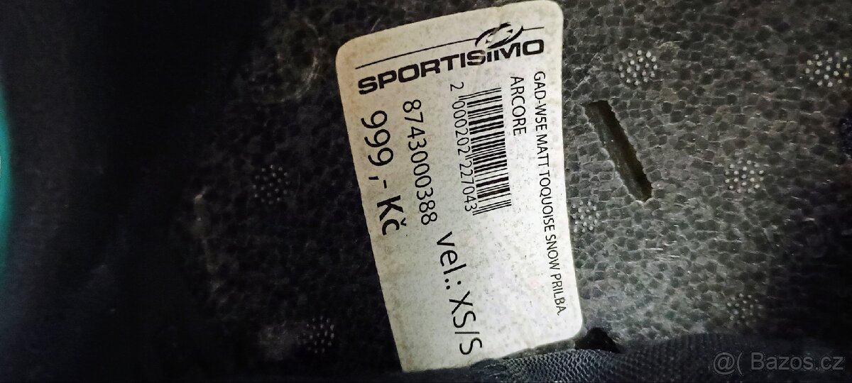 Lyžařská helma+brýle - 7