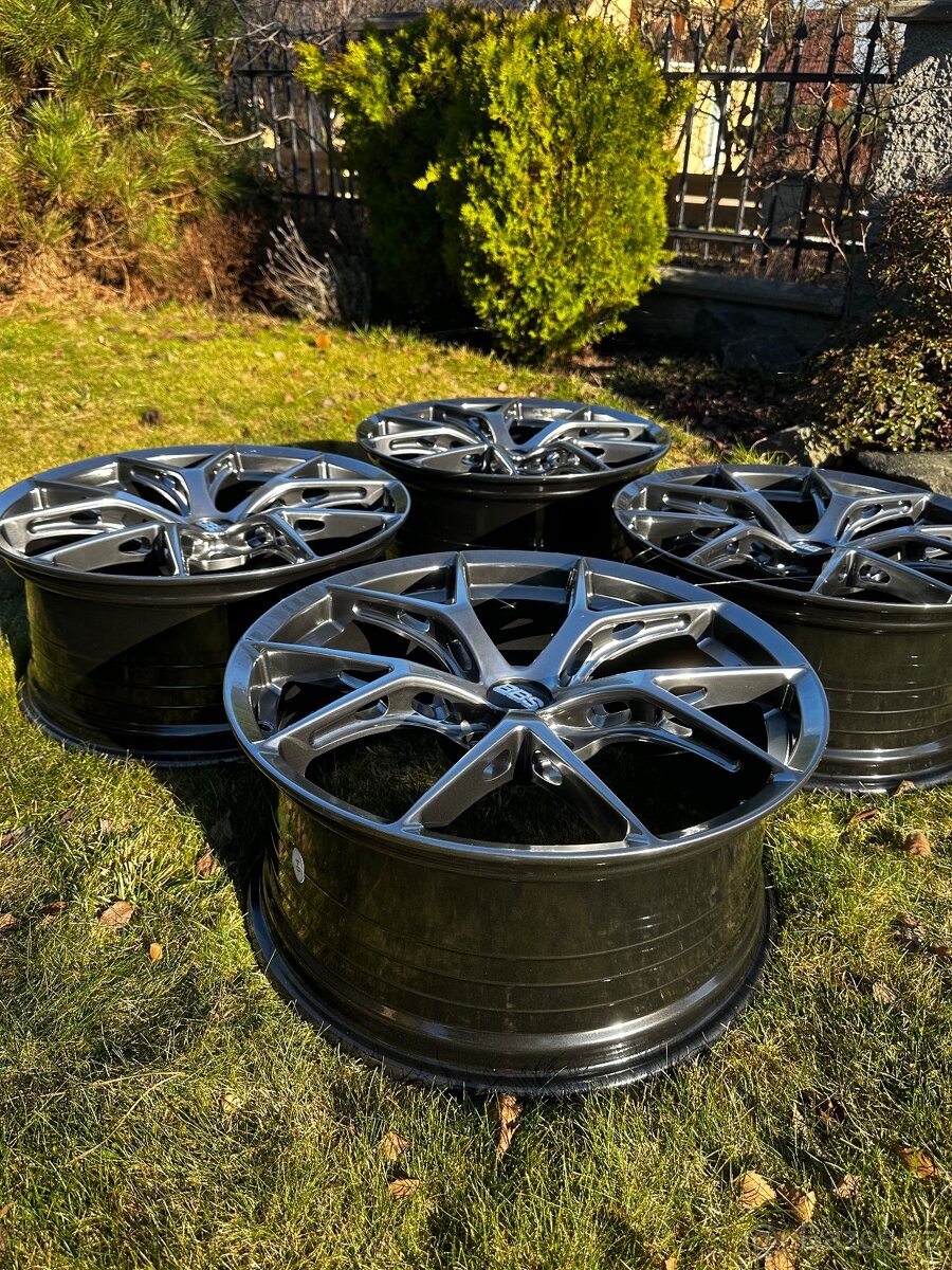 Stříbrné kola 19” BBS styl - 7