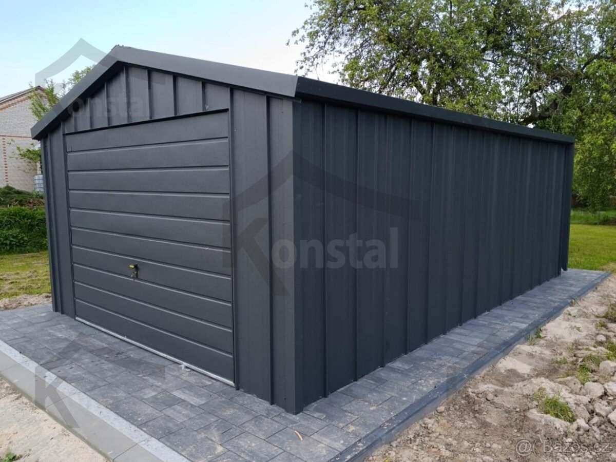 Moderní garáž 4x6m AKCE - 7