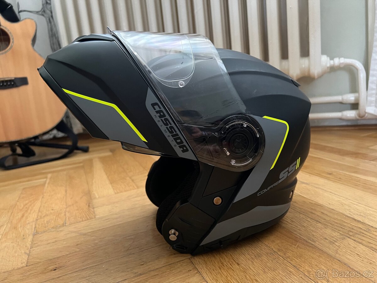 Motocyklová Moto Helma výklopná Cassida velikost 59-60 cm L - 7