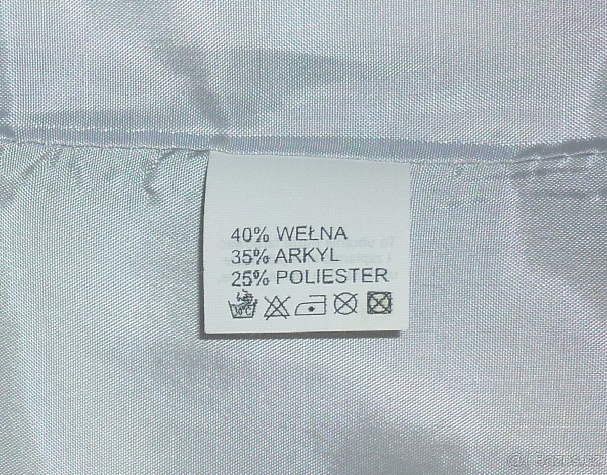 Šedý dámský vlněný kabát Edan - 7