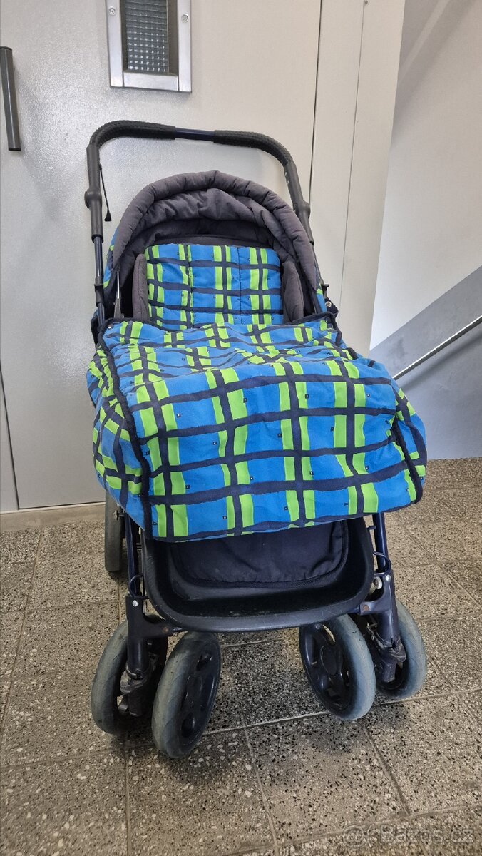 Kočárek ABC Design s košíkem, pěnová kolečka - 7