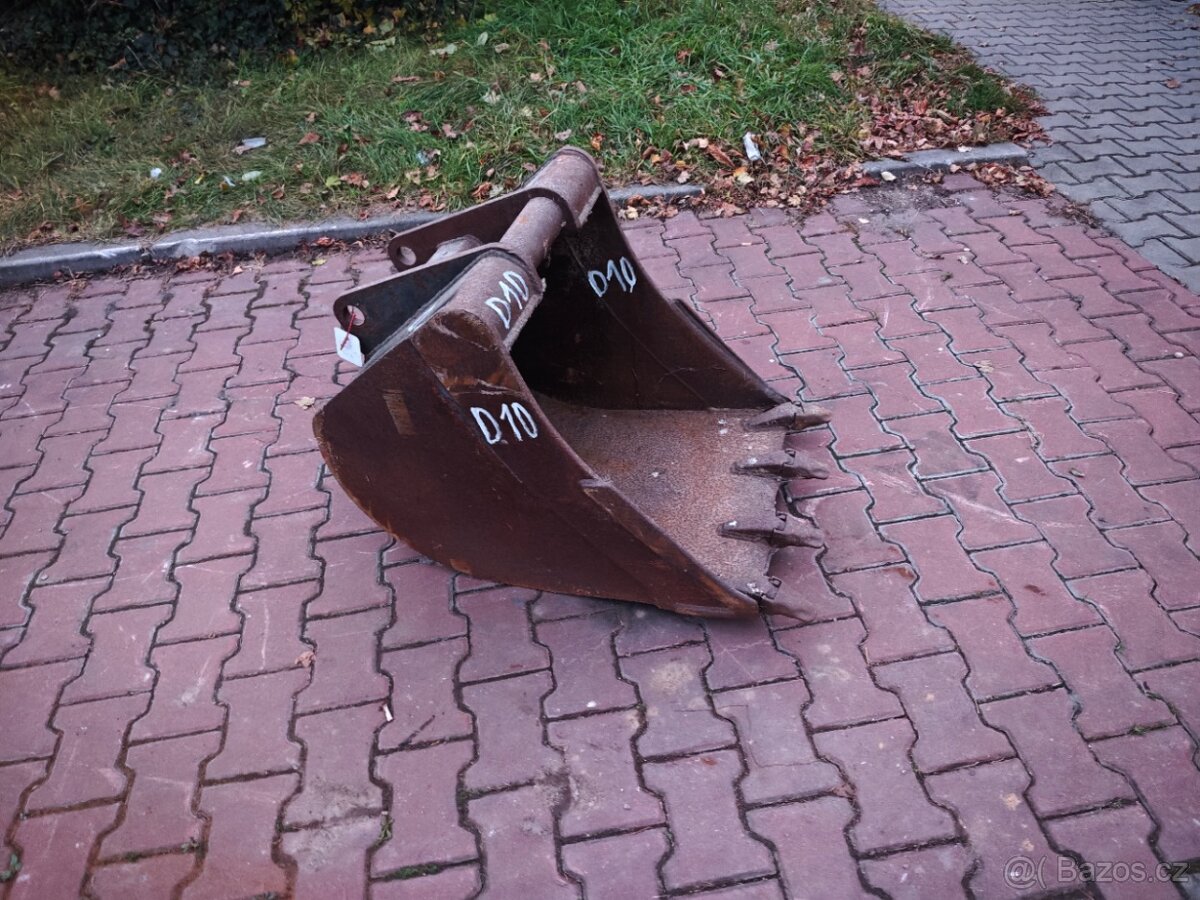 Lžíce podkopová zubatá 60 cm, D10 - 7