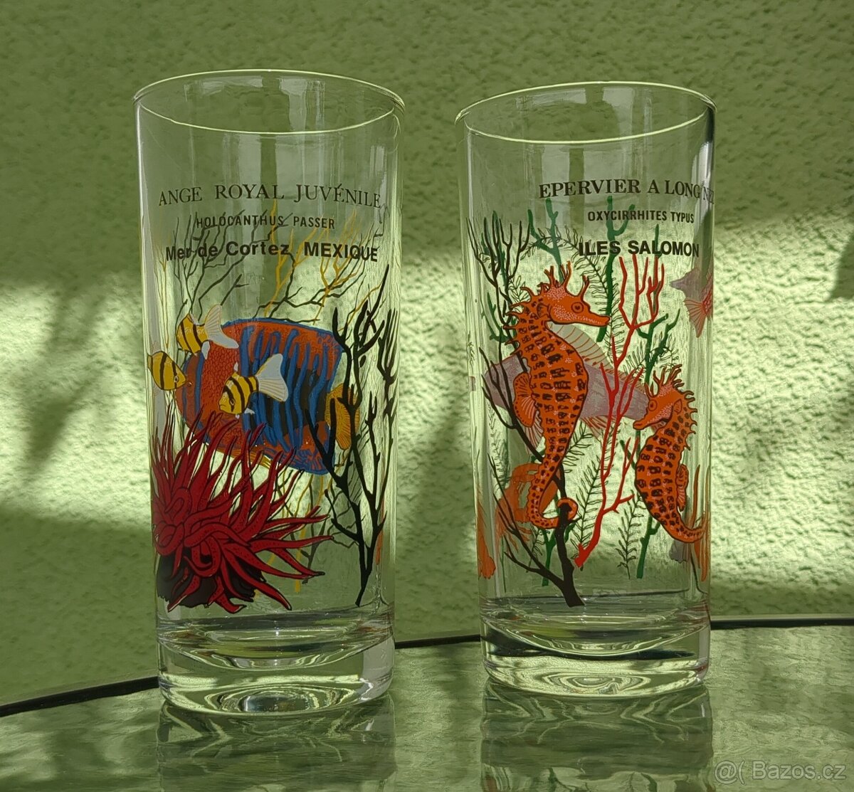 Retro sběratelské sklenice ILES SALOMON, MEXIKO - 7