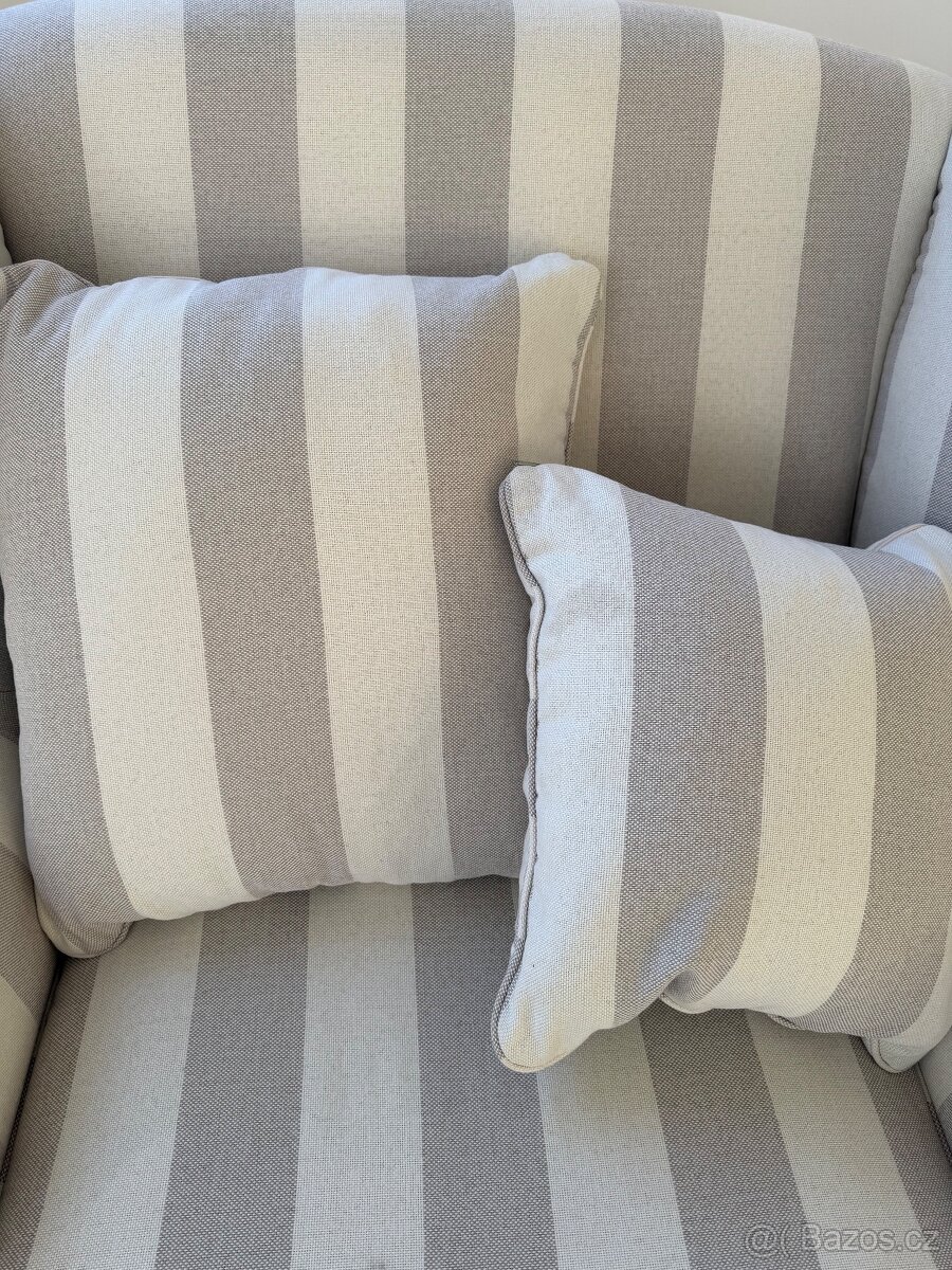 Velké křeslo pruhované - 7