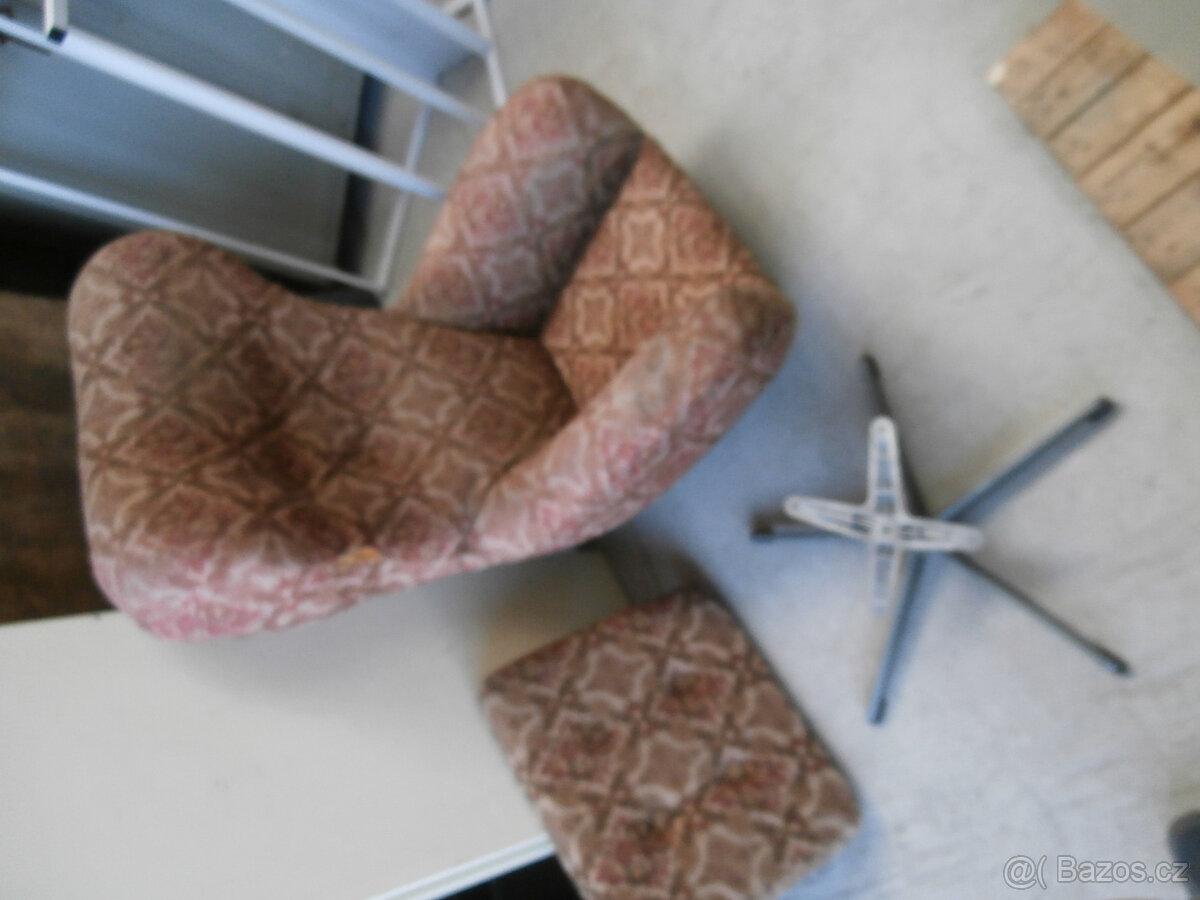 Křeslo vysoké RETRO za 500 kč - 7