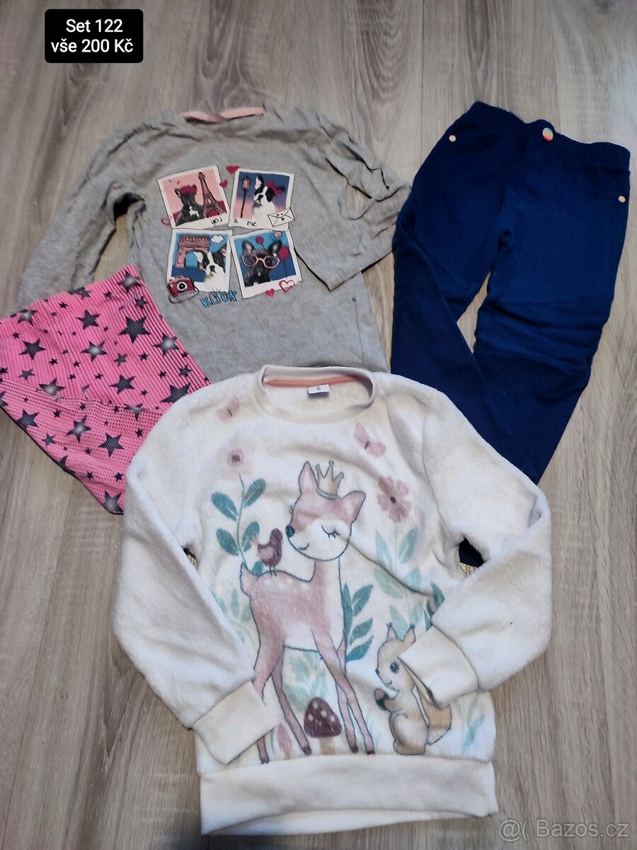 Sety oblečení 122/128/134 pro dívku,.levnější - 7
