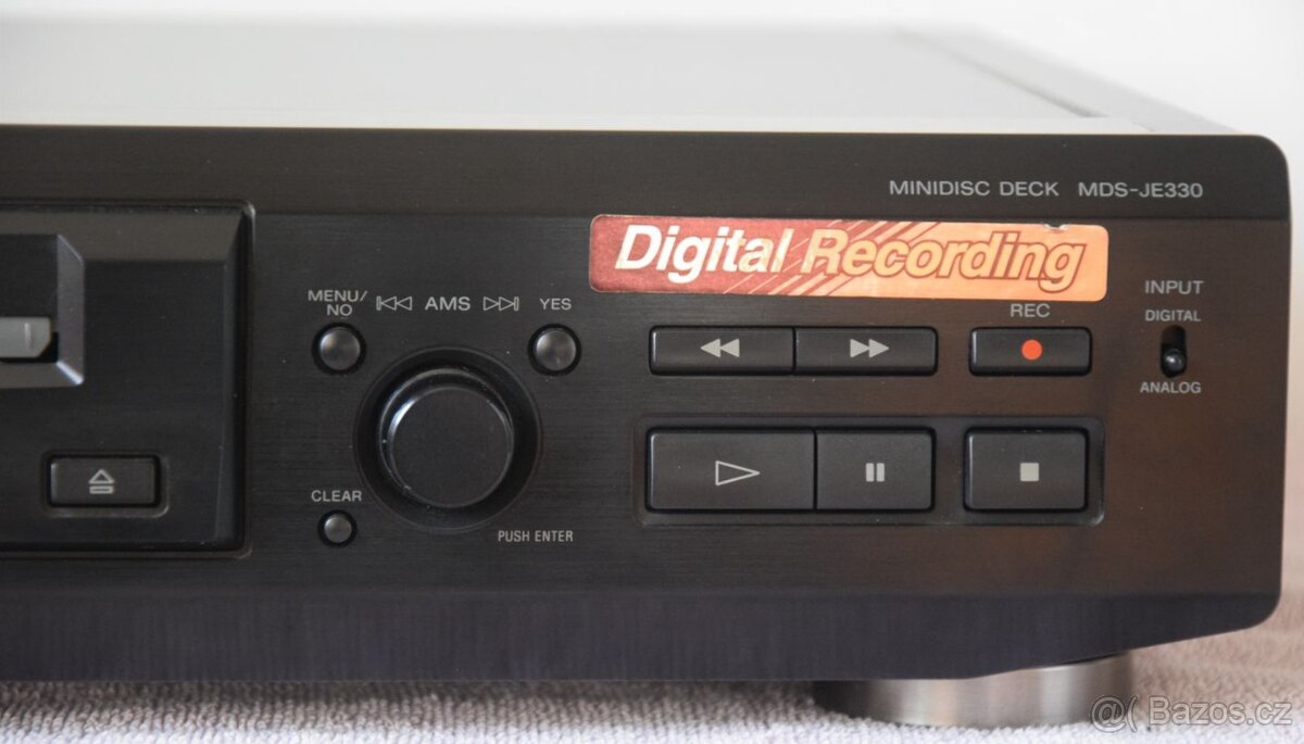 Minidisc deck SONY MDS-JE330 + 10x MD TDK, manuál - 7