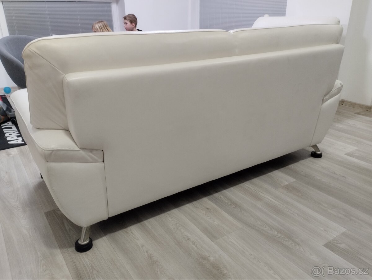 Retro kožená sedací souprava - 7