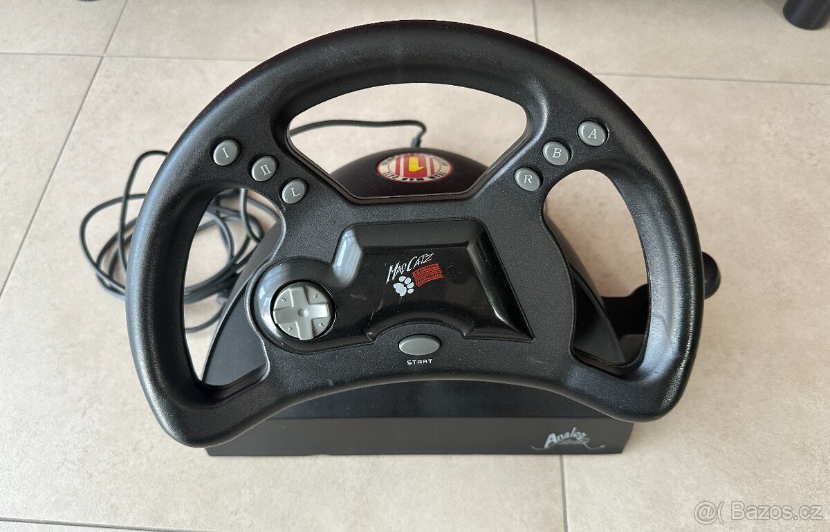 Playstation 1 scph 5502 PAL + volant s pedály a hra - 7