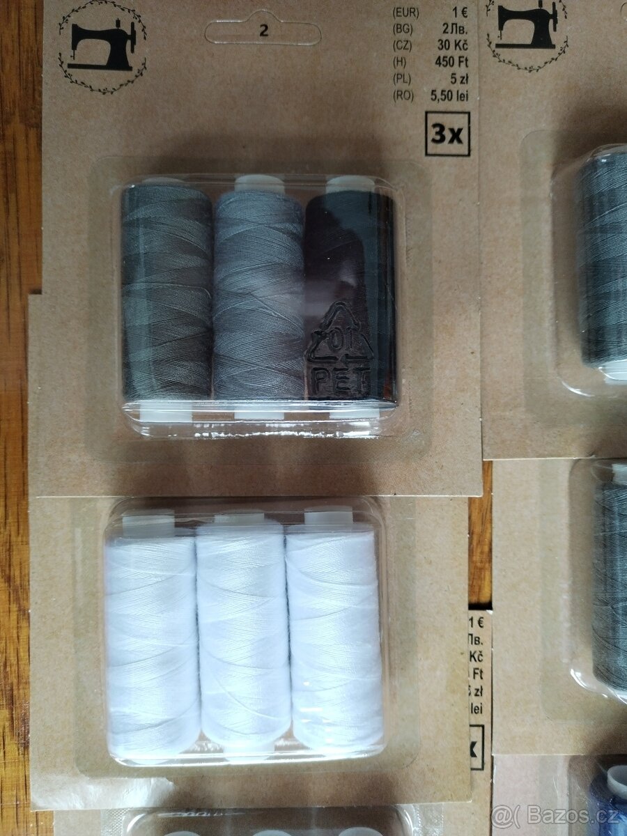 Overlockové a obyčejné nitě - 7