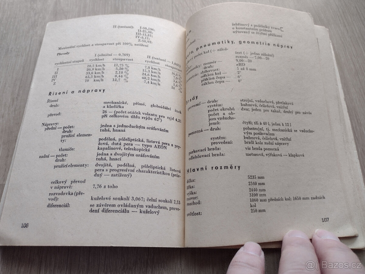 UŽITKOVÉ AUTOMOBILY V DATECH A ČÍSLECH I., 1967 - 7