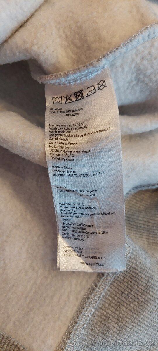 Mikina SAM 73 vel 152 - 7