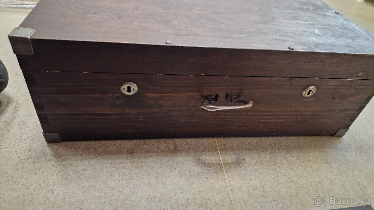 Stará truhla,kufr - 7