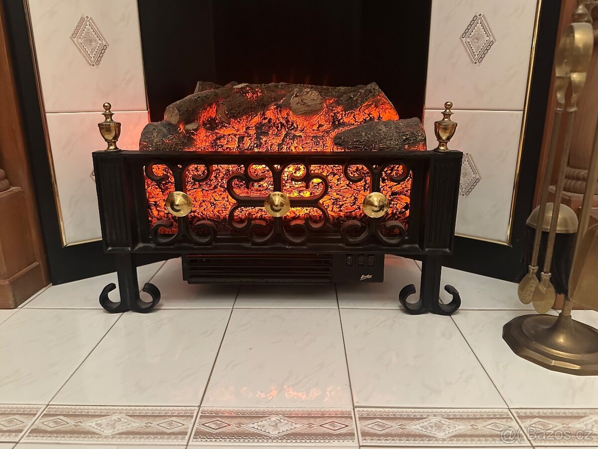 Prodám unikátní, ručně vyráběný elektrický krb - 7