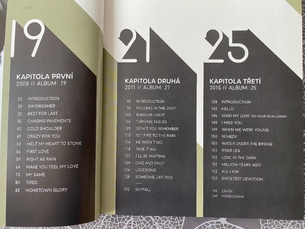 Nová kniha Adele - Příběh písní - 7