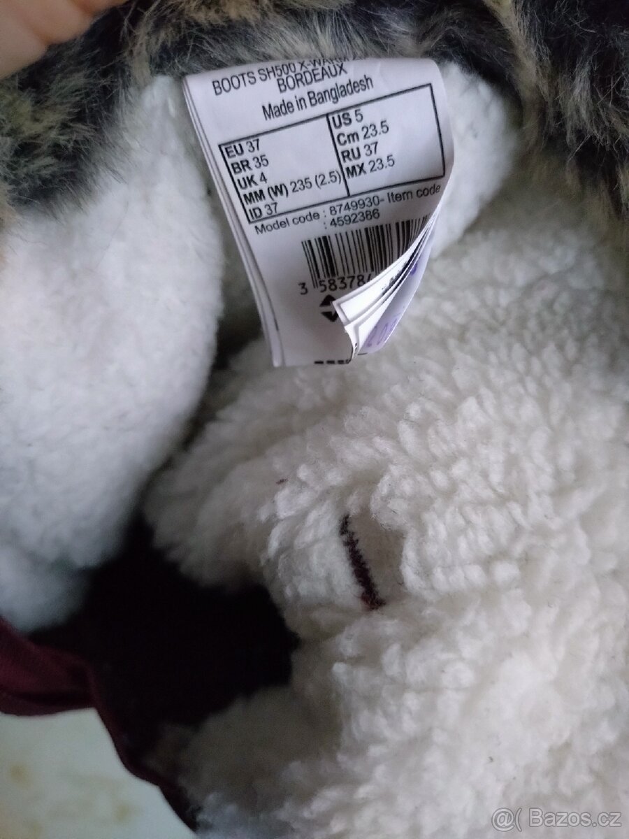 Dívčí zimní boty Quechua 37 - 7