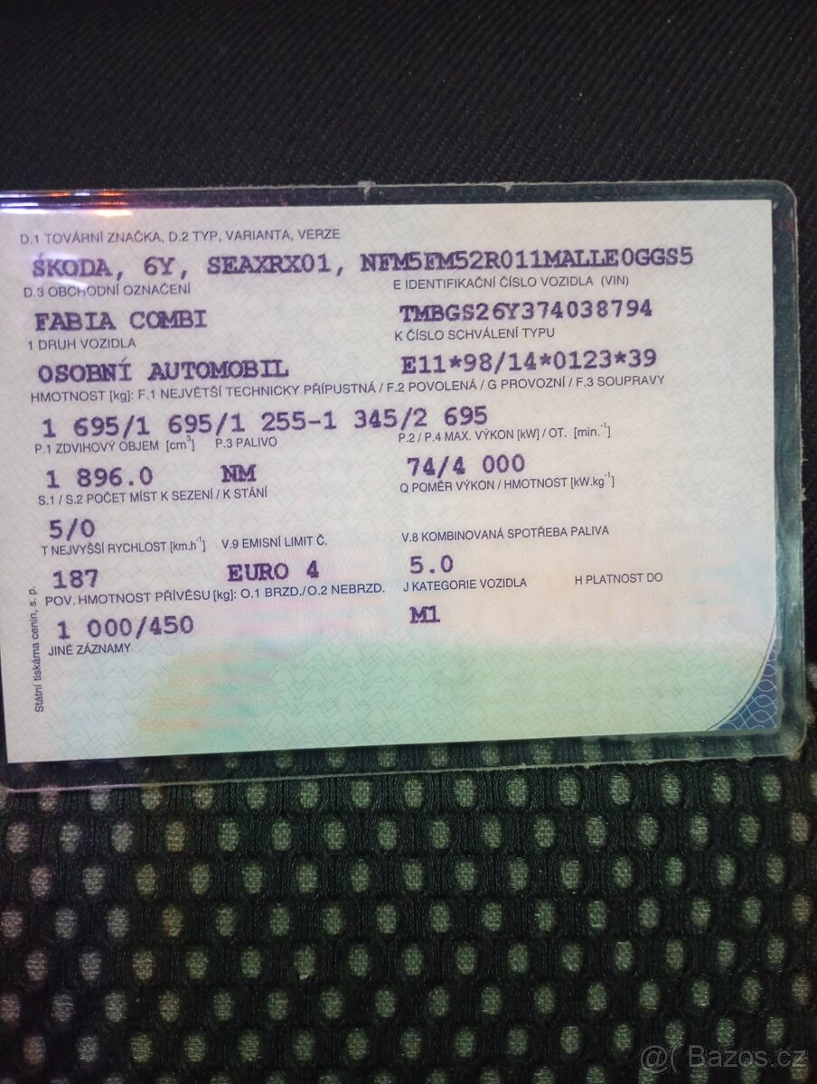 Škoda fabia combi 1.9TDI - 7