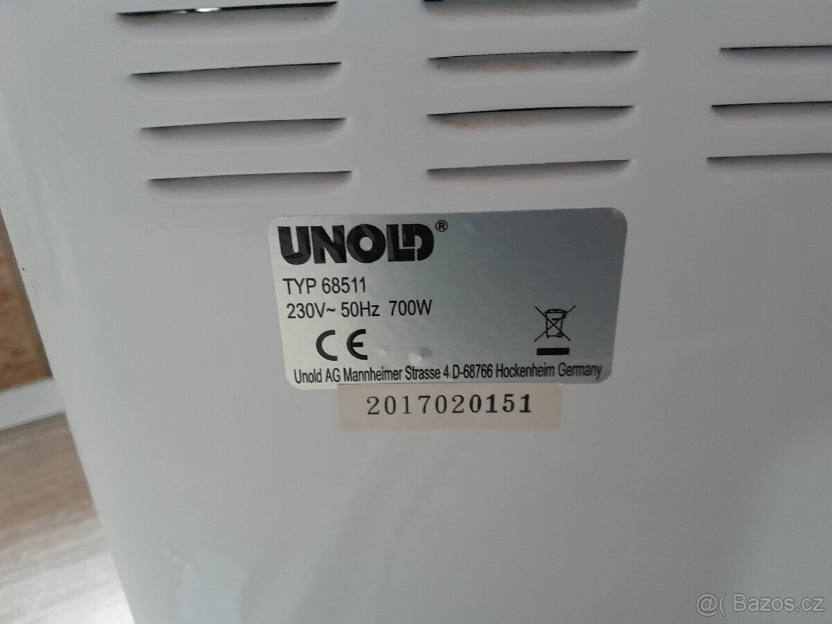 Prodám domácí pekárnu Unold 68511 - 7