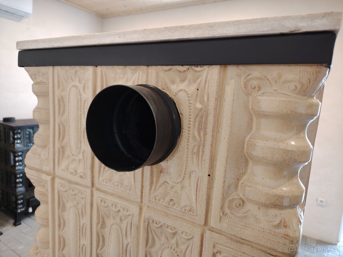 Kachlová kamna krbová Elena písková - 7