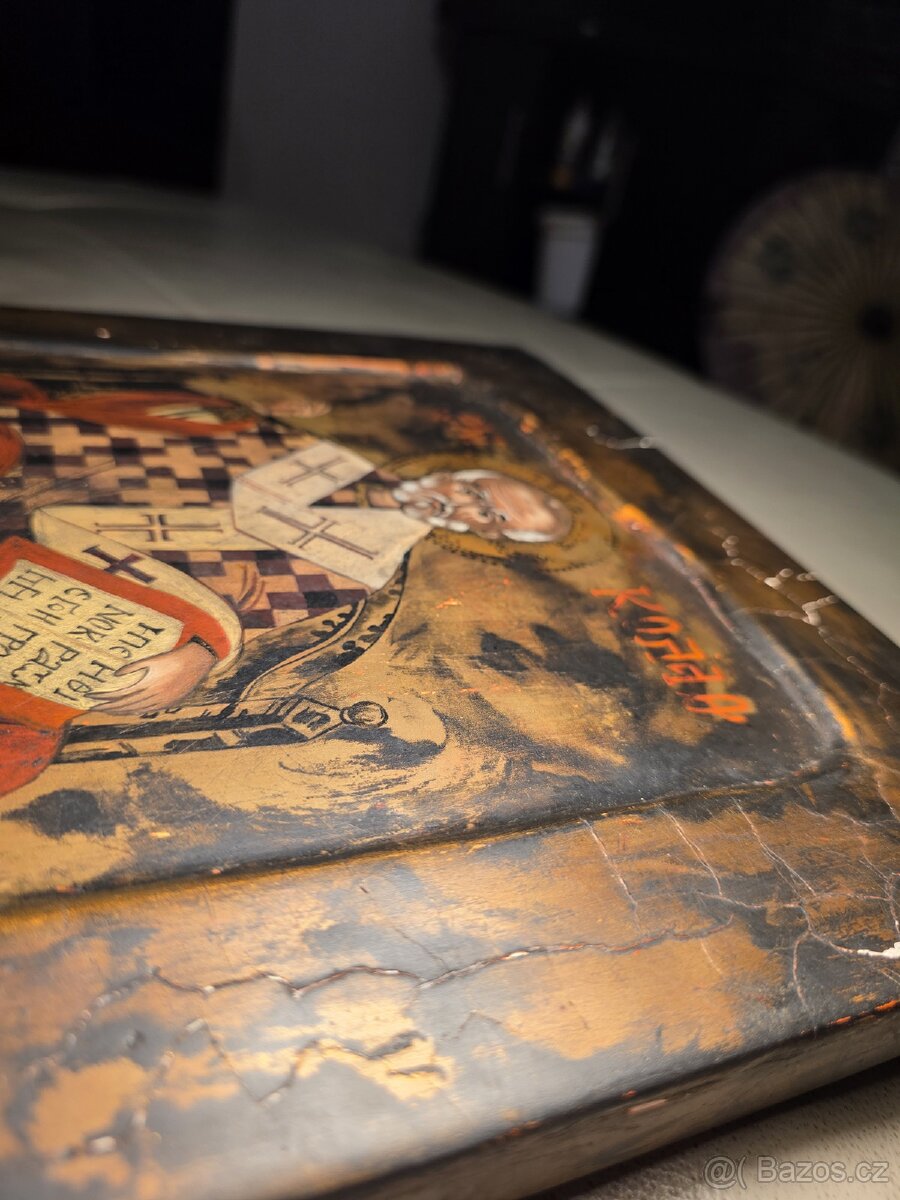 Stará Řecká ikona 18stol - 7