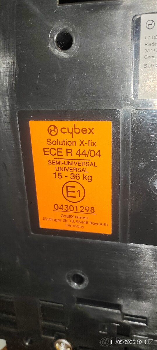 Autosedačka Cybex Solution X-Fix Purple Rain ISOFI - 7