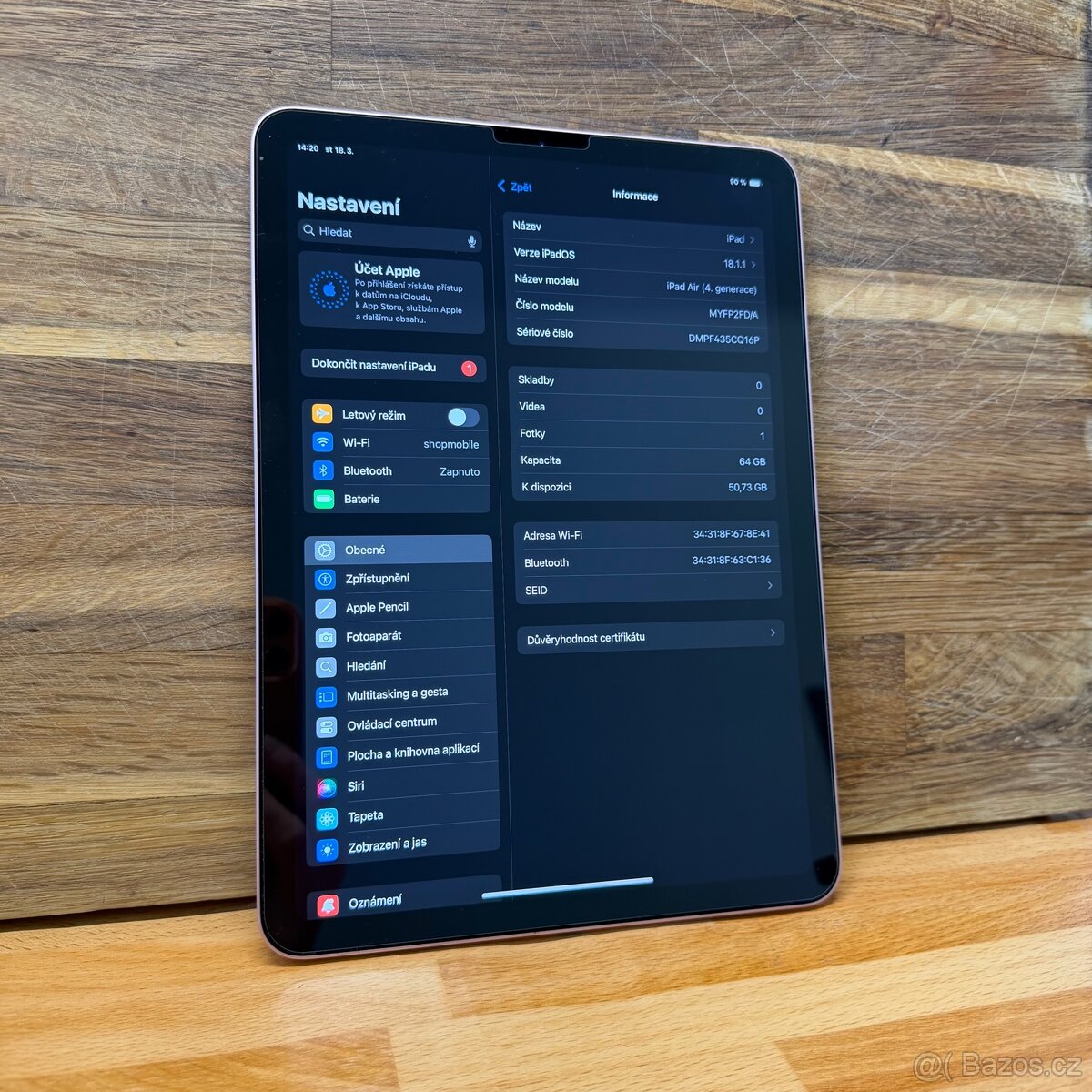 iPad Air 64GB, pink (12 měsíců záruka) - 7