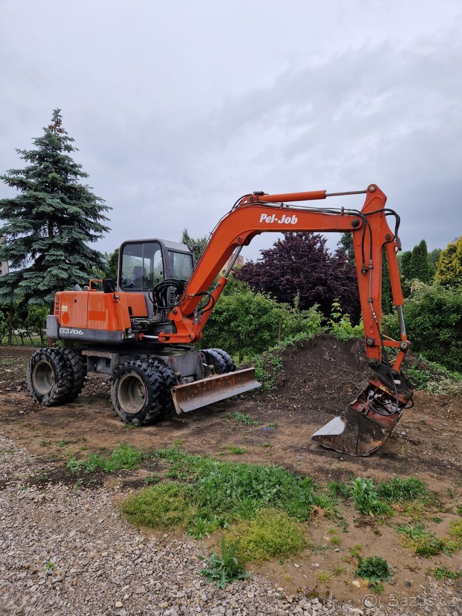 Kolový bagr Pel-Job EB706P (později Volvo EW70) odpočet DPH - 7