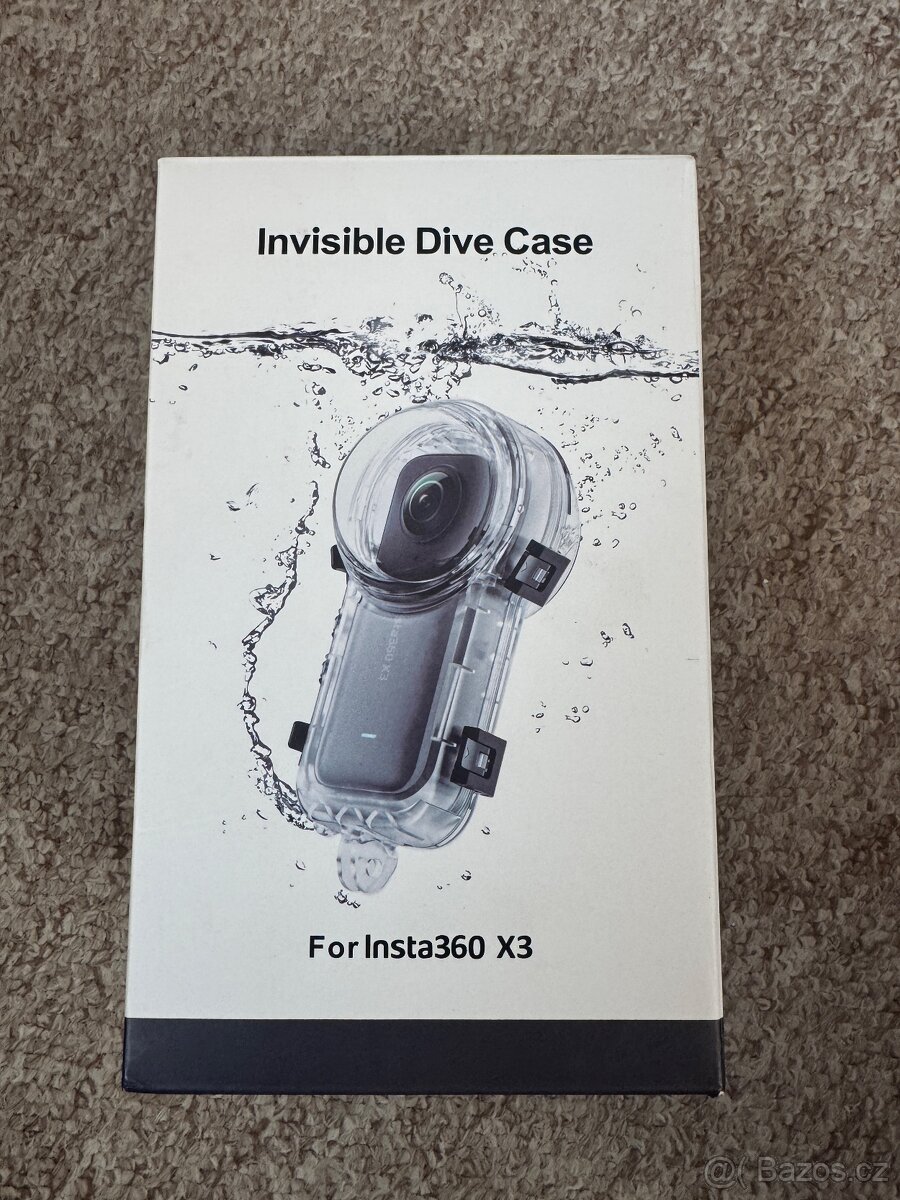 Insta360 X3 + neviditelné potápěčské pouzdro + pouzdro - 7