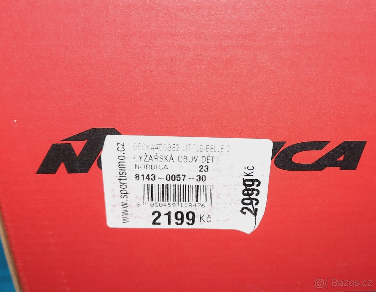 Dívčí lyžáky Nordica LITTLE BELLE 3 velikost 23 - 7