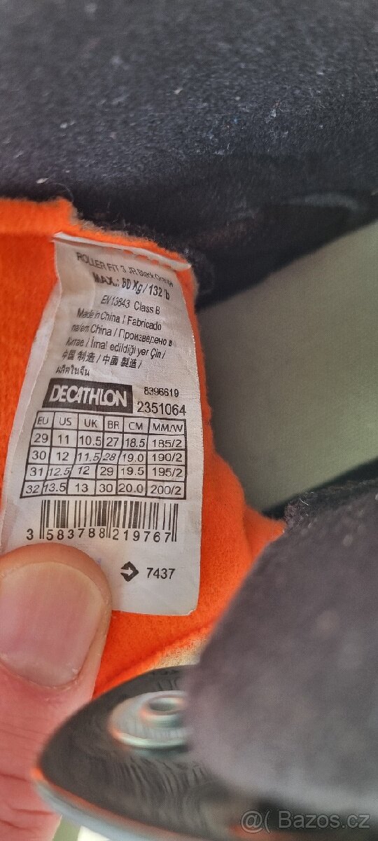 Inline brusle dětské Oxelo rostoucí EU 29-32 - 7