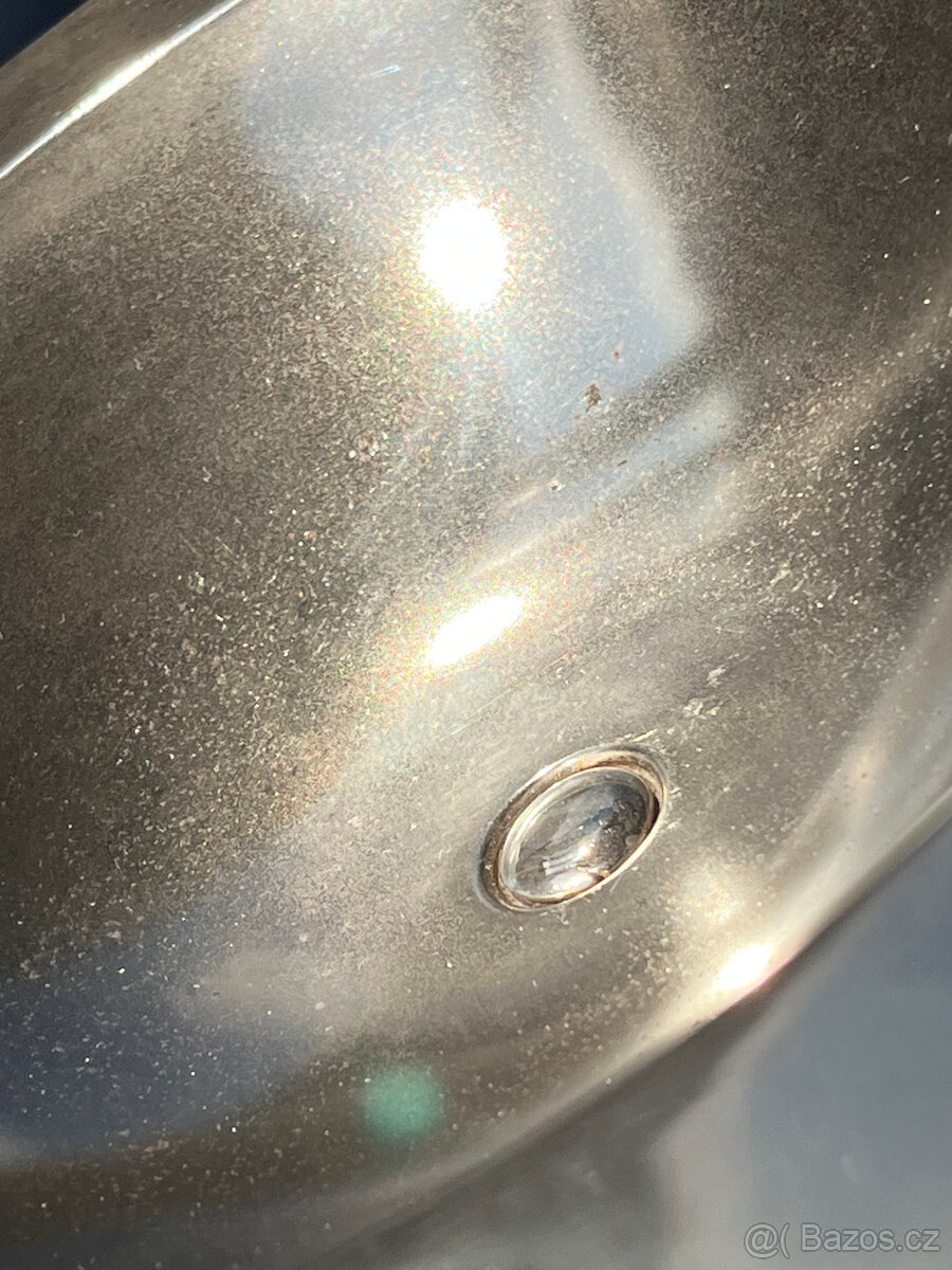 Kovový, alpakový retro nástolec V 12 cm - 7