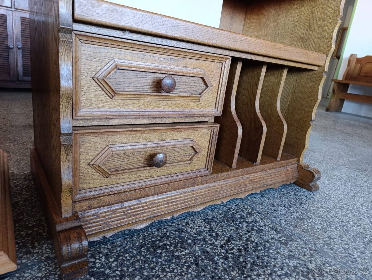 Rustikální komoda, gramodesky, Nábytek s příběhem - 7